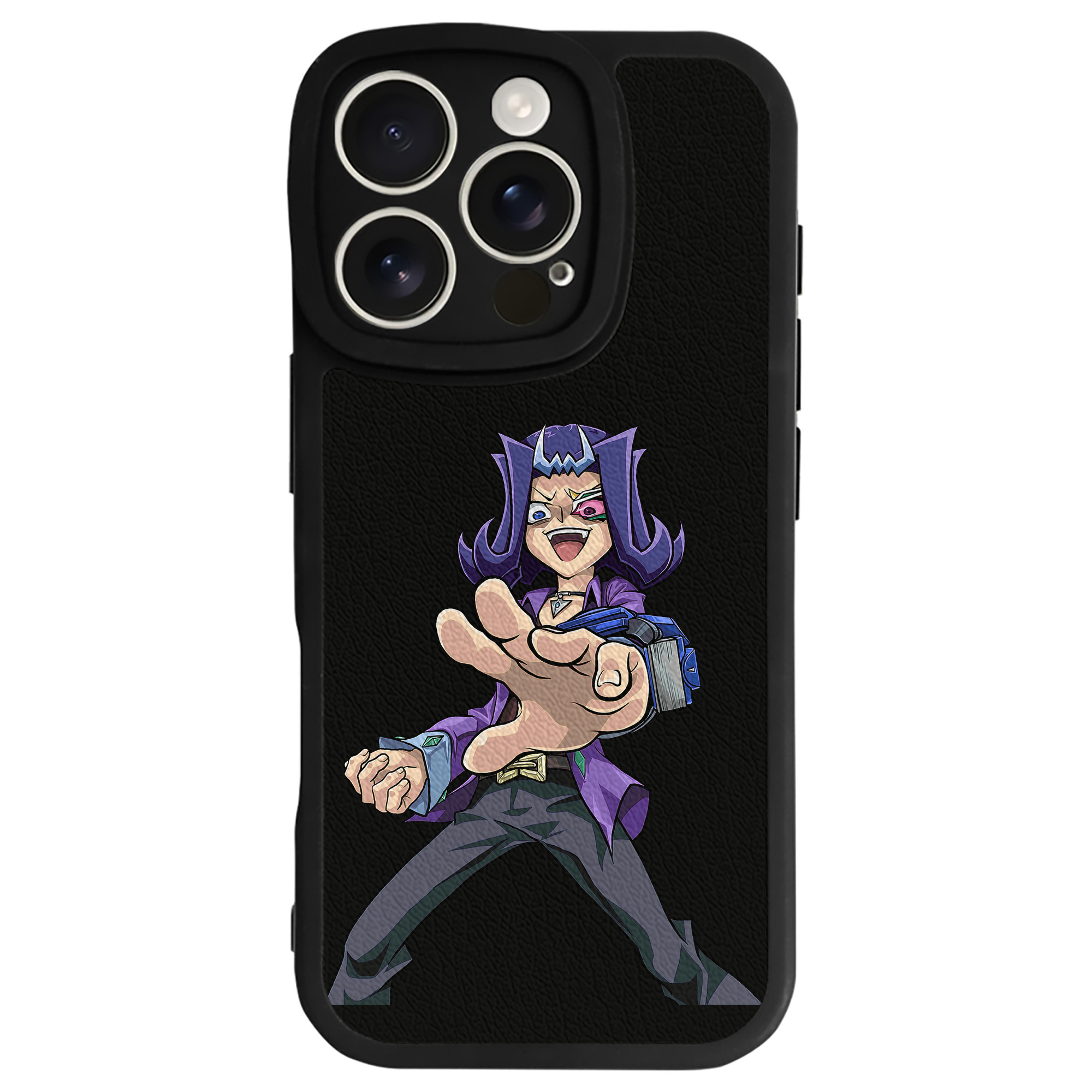 遊☆戯☆王 Yu-Gi-Oh! 【iPhone 16シリーズ対応】シリコンスマホケース（レザー調） 材質：シリコン